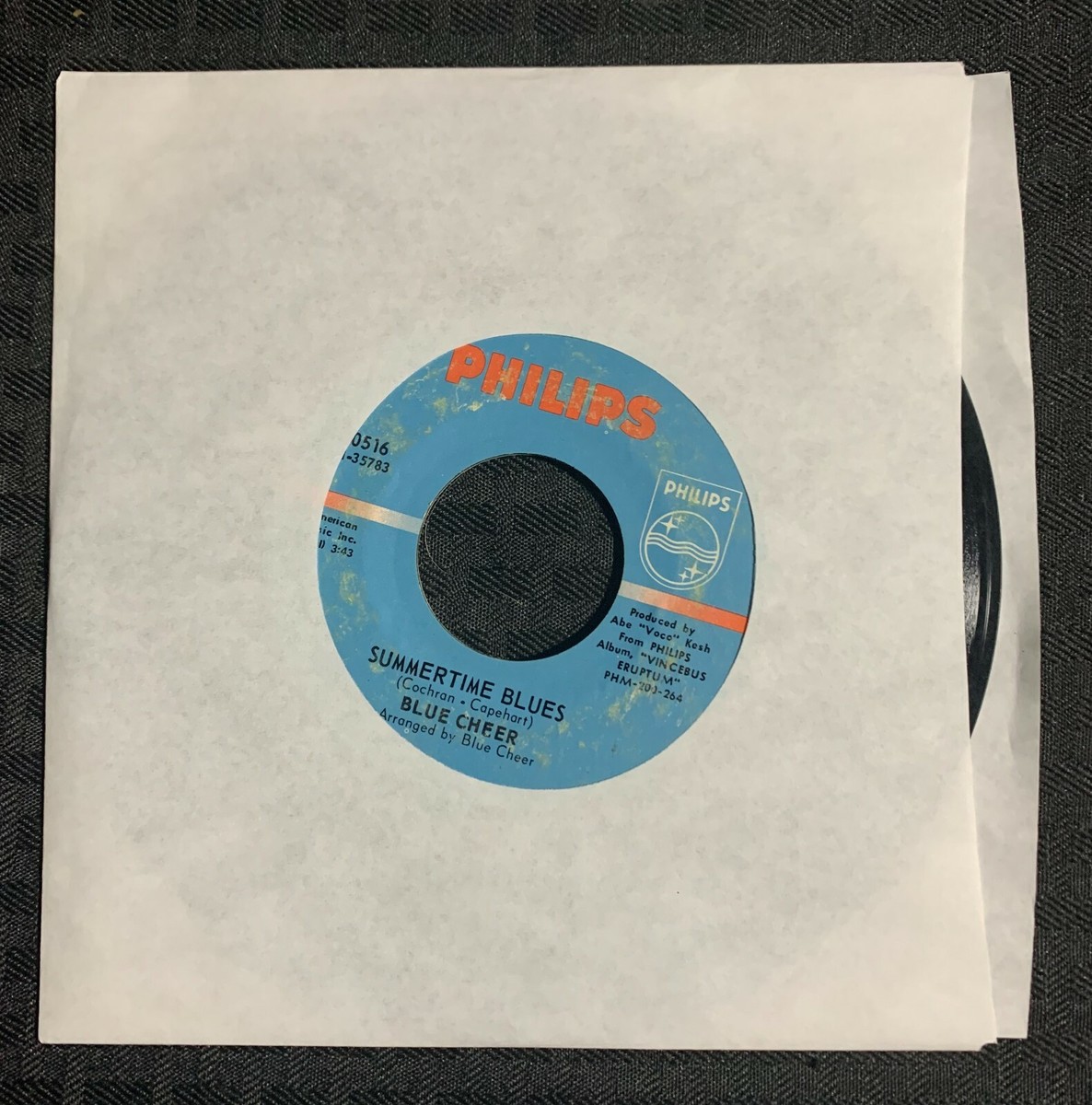 Blue cheer LP レコード PHILIPS Blue Cheer ‎– Summertime Blues 7