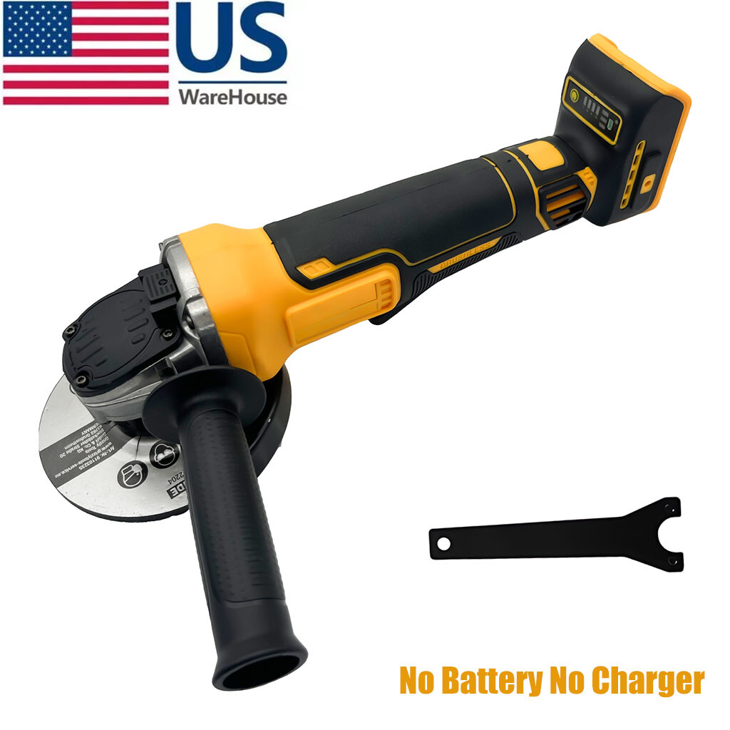 Cordless 4-1/2 Power Angle Grinder for Dewalt 20V Max Battery Brushless 9000RPM