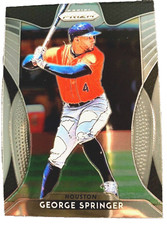2019 Panini Prizm George Springer Refractor #15 