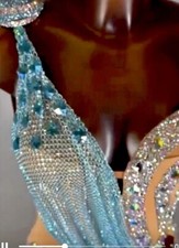 latin ballroom competition dress pre owned