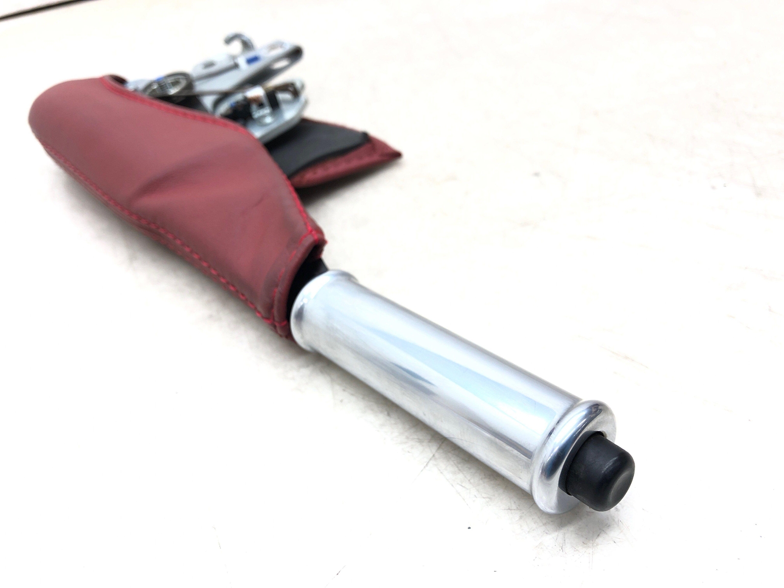 2009 ASTON MARTIN VANTAGE EMERGENCY PARKING HAND BRAKE LEVER LEATHER OEM