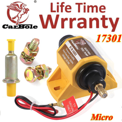 #ad #ad 17301 For Edelbrock Micro In Line Electric Fuel Pump 38 GPH 7 PSI Max Gas E85 US $26.99