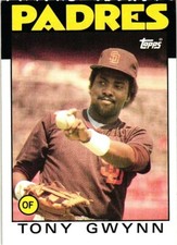 1986 Topps Tony Gwynn -San Diego Padres