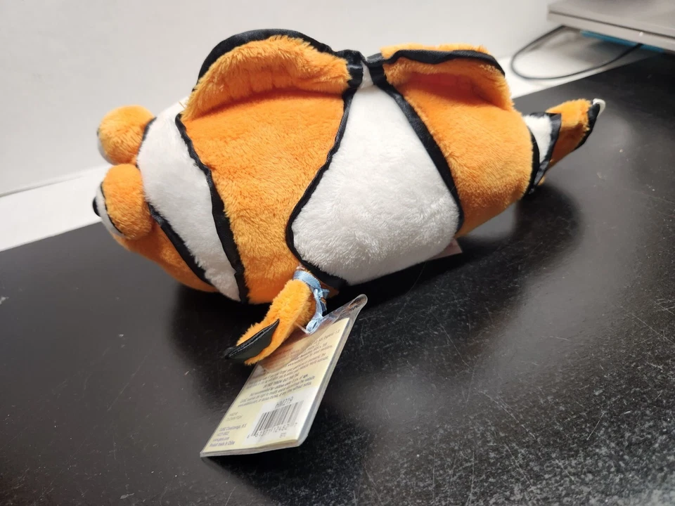 Pez Payaso Webkinz Naranja Blanco Negro Por Ganz 8" Peluche Suave - Sin Códigos Foto 4 de 4