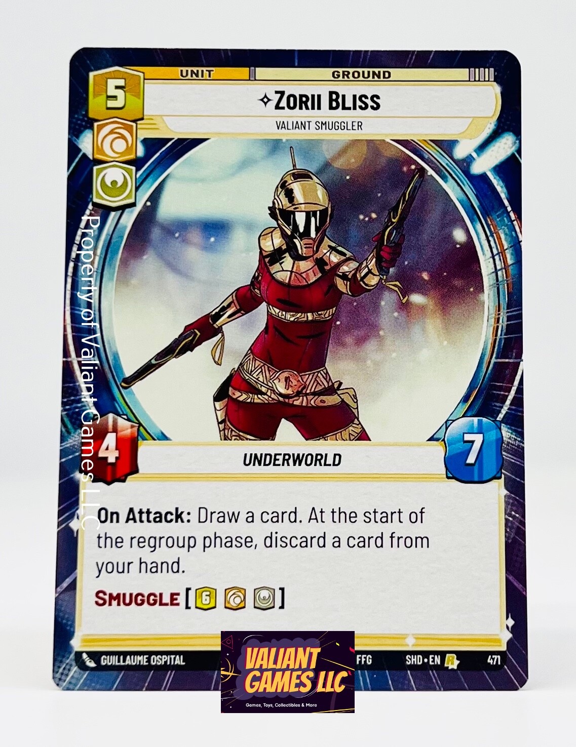 Star Wars Unlimited Zorii Bliss #471 Hyperspace Shadows of the Galaxy