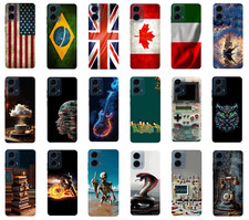 Custodia Cover  Per Motorola Moto G24 Silicone TPU Morbida  Fantasia disegno