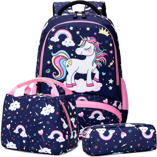 Kids Backpack Set for Girls School 