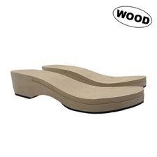 Unique Beech Wood Clog Making Base Size 39- BL05