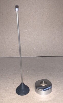 NMO Mount Replacement Antenna & Chrome Nut for Mobile Car Radio