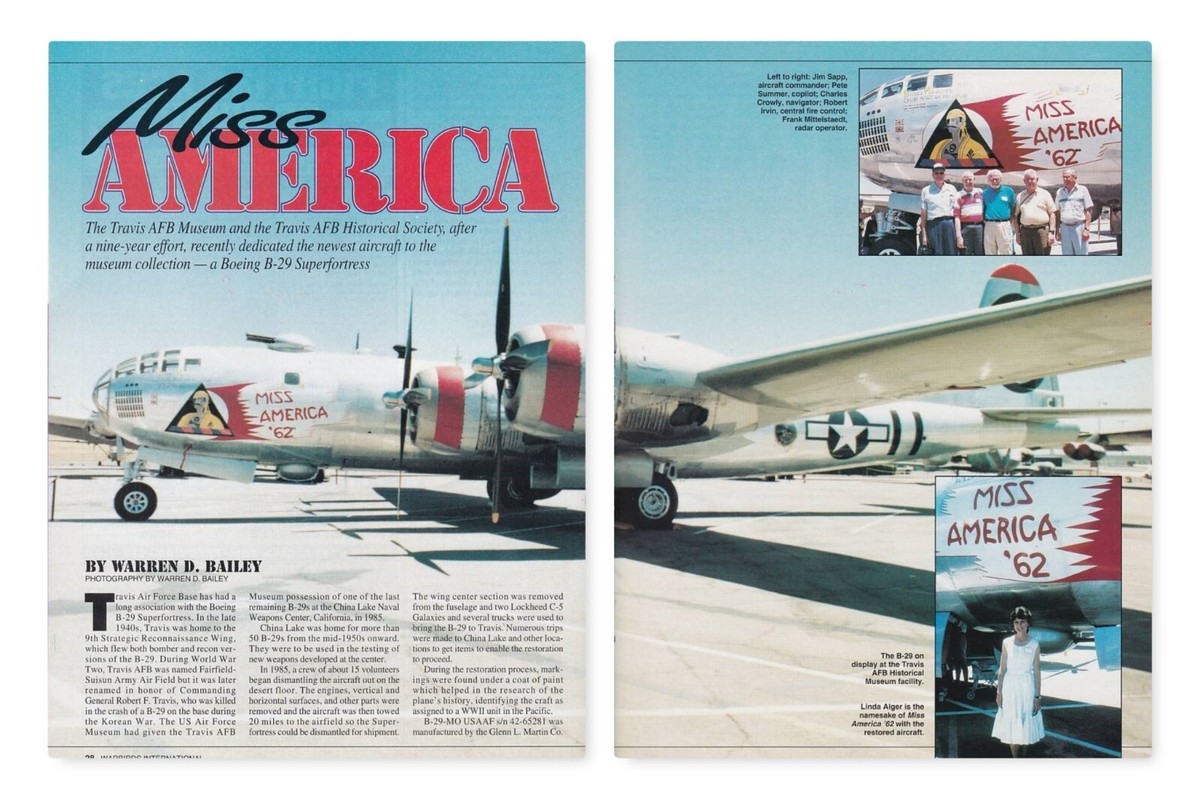 Boeing B-29 Superfortress Aircraft Report 1/27/2023f