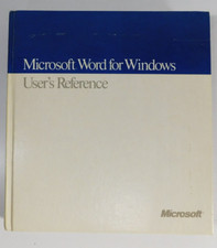 1988 Microsoft Word for Windows Users Reference Guide No 02883 Hardcover
