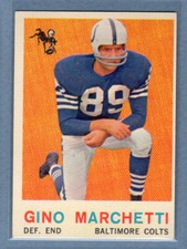 1959 Topps #109 Gino Marchetti (HOF) EX-MT  GO159
