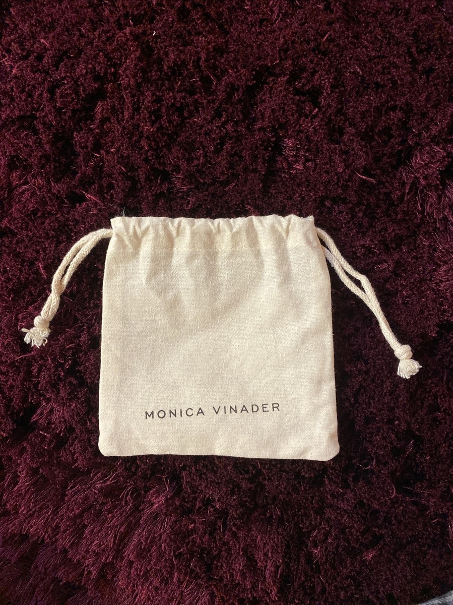 🛍 Brand New Monica Vinader Pouch Gift Bag