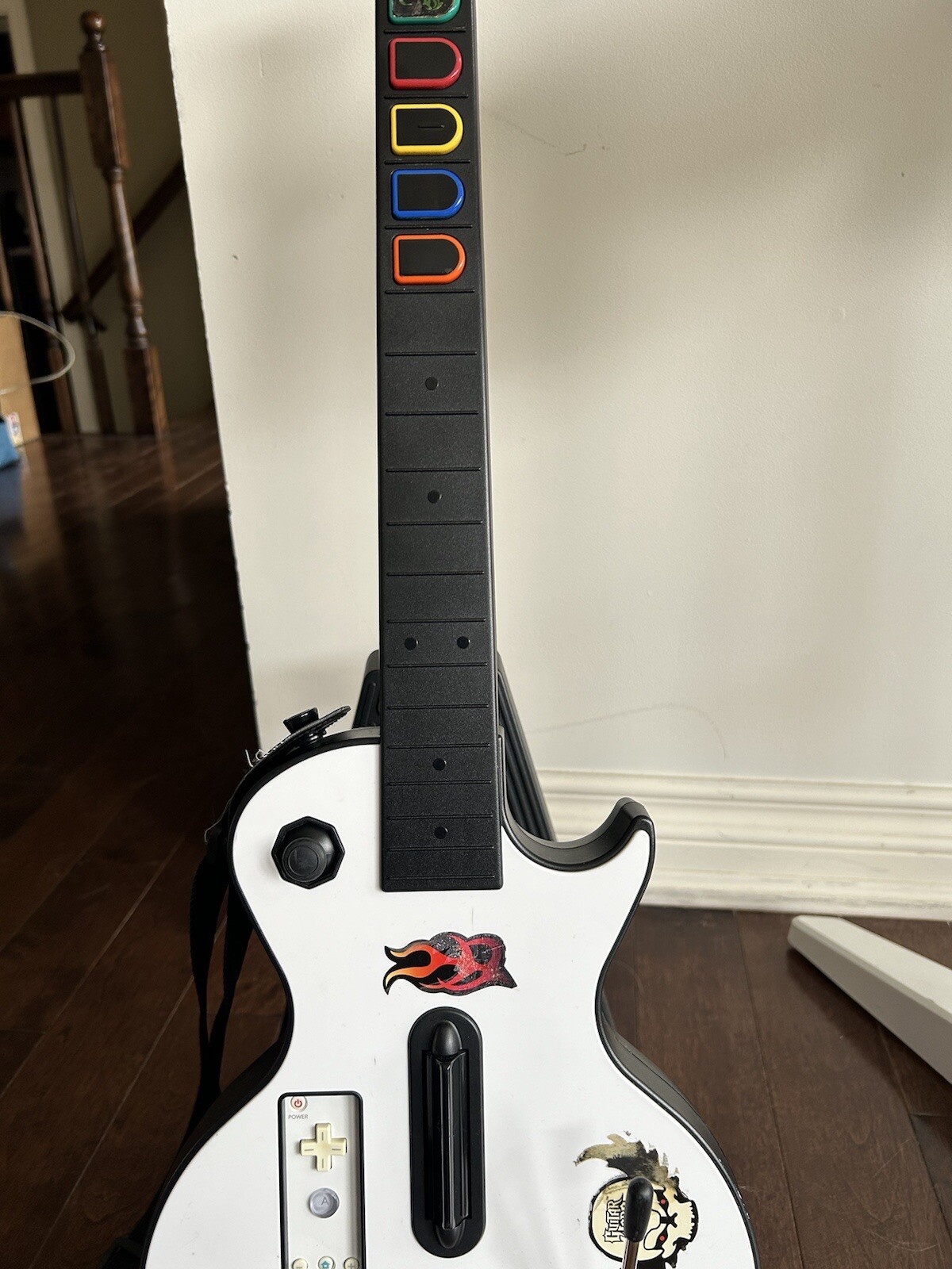 Nintendo Wii Wii U Rock Band Bundle With Wireless Guitar Hero , Drums