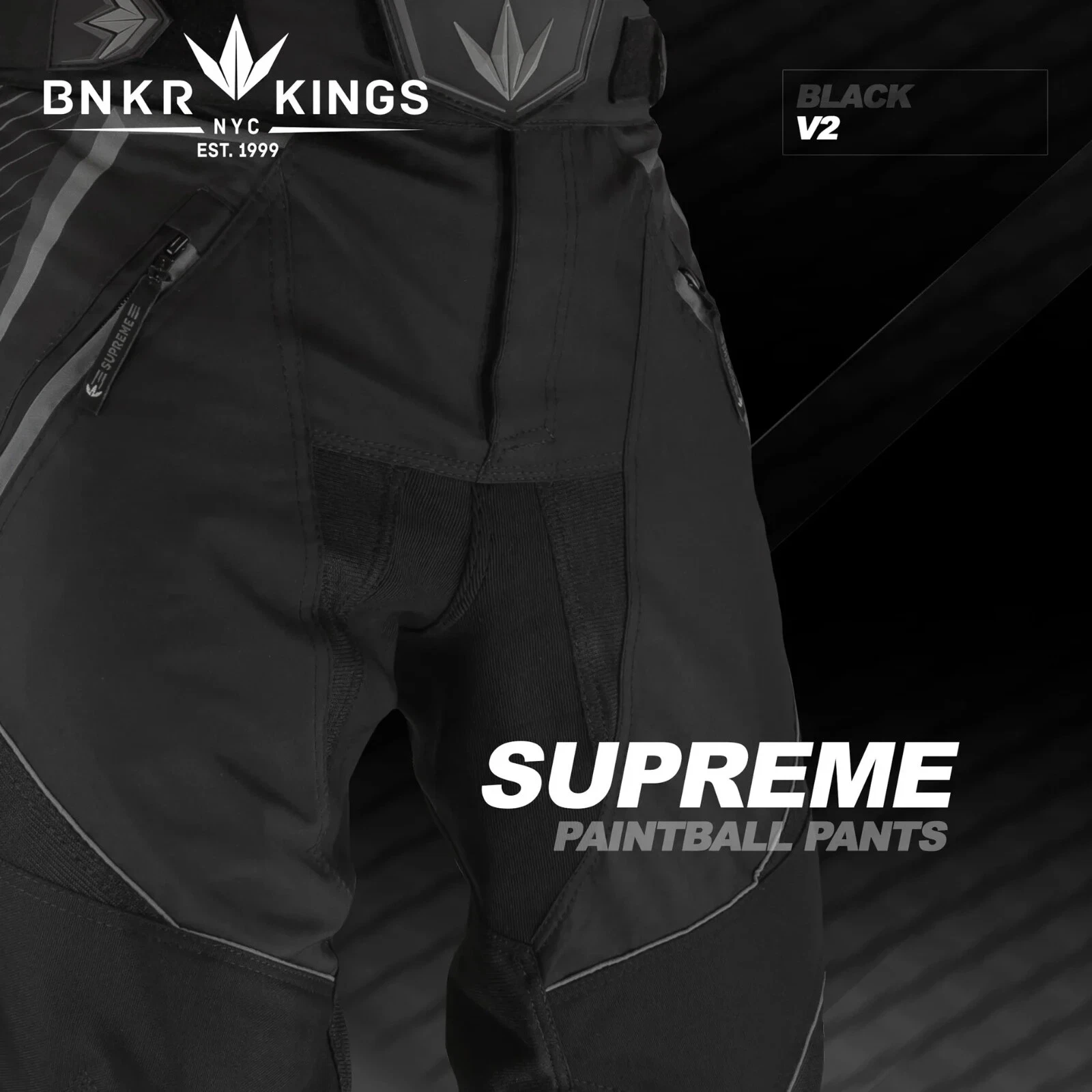 Pantalon BunkerKings Supreme pantalon noir 2XL