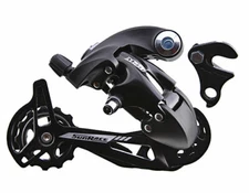 REAR DERAILLEUR 7/8 SPEED RDM41-SGS DIRECT BLACK SUN RACE IN BLACK.BIKE PARTS.