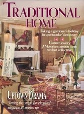 TRADITIONAL HOME MAGAZINE ~~ February 1991 ~~ Uptown Drama ~~ B-2-3