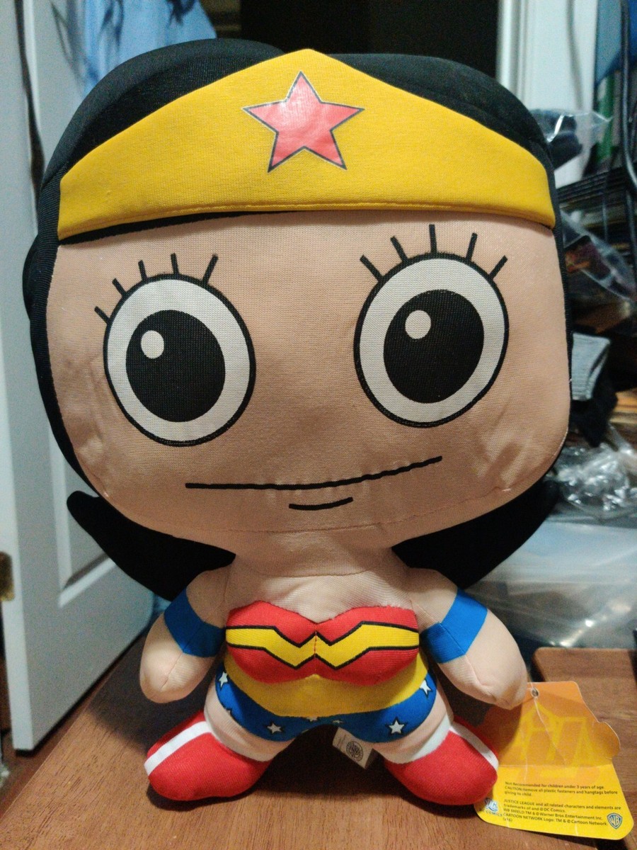 Wonder Woman Big Head Plush Justice League DC Comics 15 inch