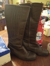 Vintage Glov-Ett By Dodson Leather Calf Boots 7M Made In USA