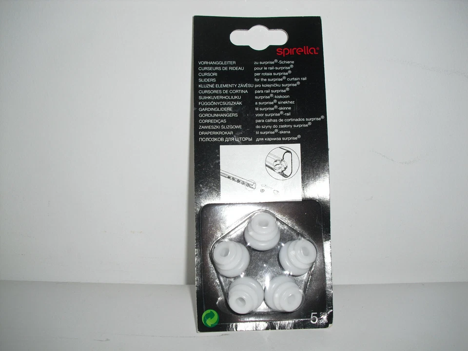 SPIRELLA SURPRISE CURSORE RUOTA SCORRIMENTO TENDA DOCCIA 195.540.0 10.40127 Foto 3 de 4