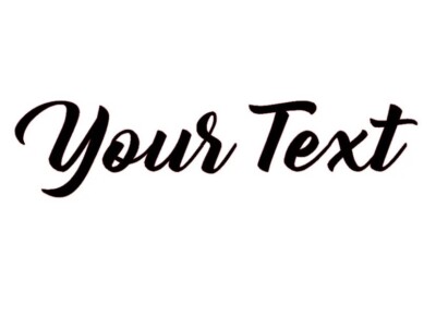 YOUR TEXT Vinyl Decal Sticker Car Window Bumper CUSTOM Personalized Lettering
