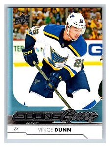2017-18 Upper Deck Young Guns Rookie #244 Vince Dunn YG RC St. Louis Blues