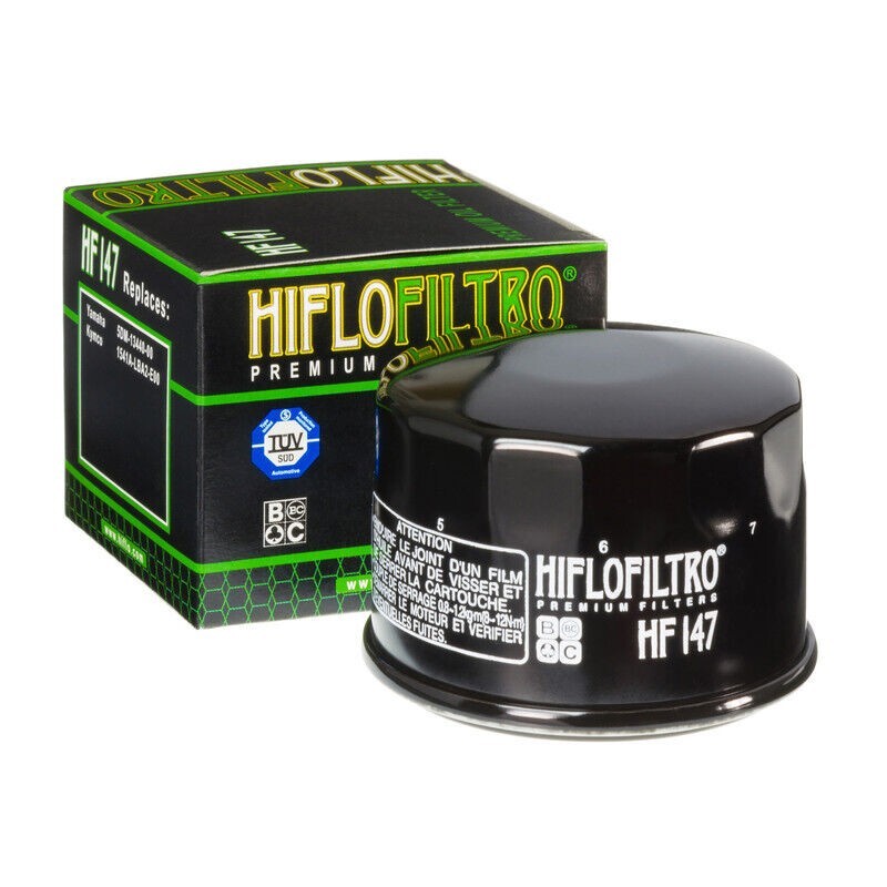Hiflofiltro HF147 Oil Filter Pack Yamaha YFM660R Raptor YFM700 Grizzly, Kodiak