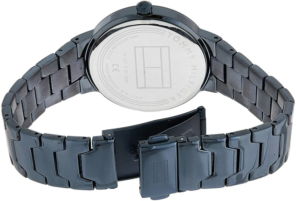 Reloj de vestir informal Tommy Hilfiger 1781955 azul marino para mujer Foto 4 de 4