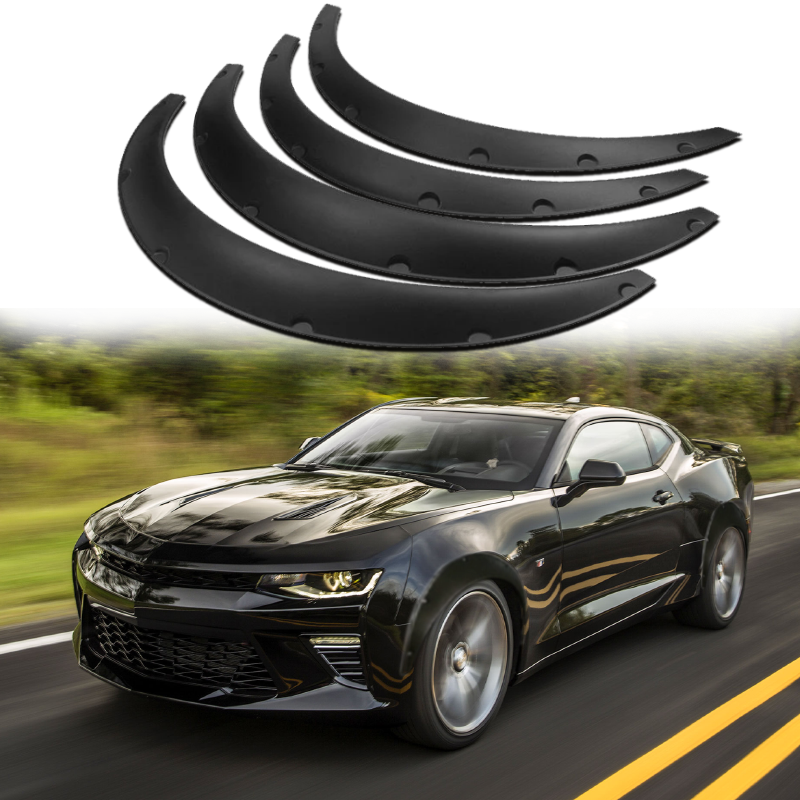 4x 4.5''For Chevy Camaro SS LS LT Fender Flares Extra Wide Body Kit Wheel Arches