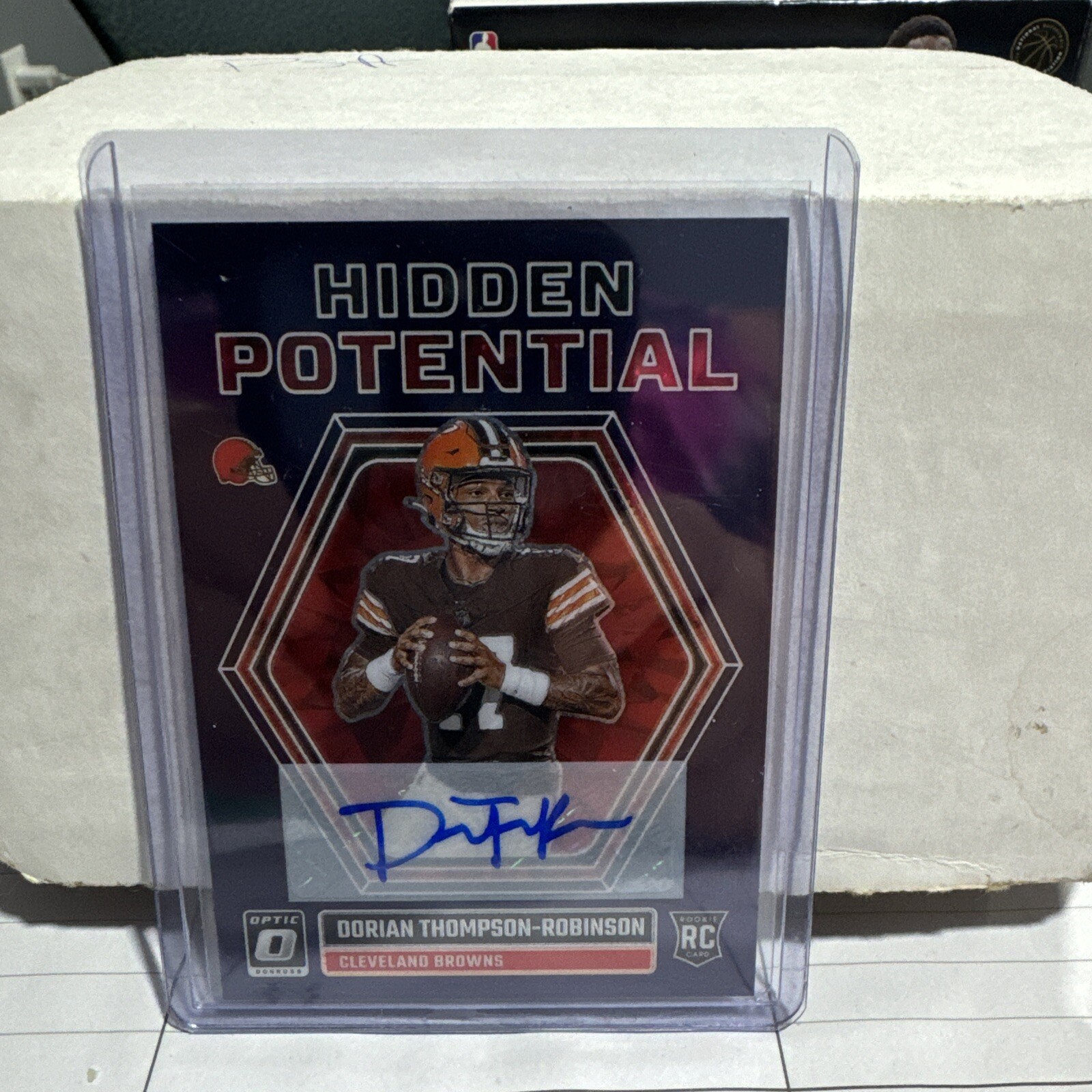 2023 Donruss Optic Dorian Thompson-Robinson RC Hidden Potential Auto /25