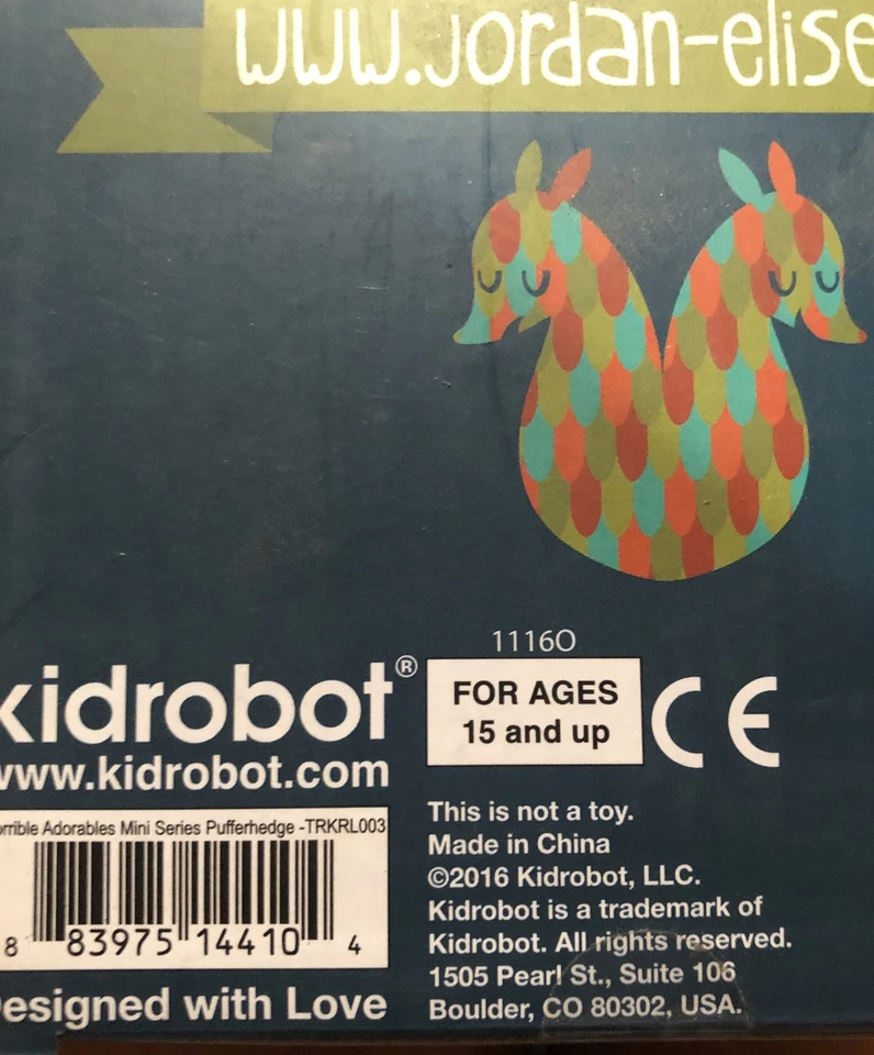 Kidrobot Horrible Adorables Pufferhedge#7 - Image 4 of 4