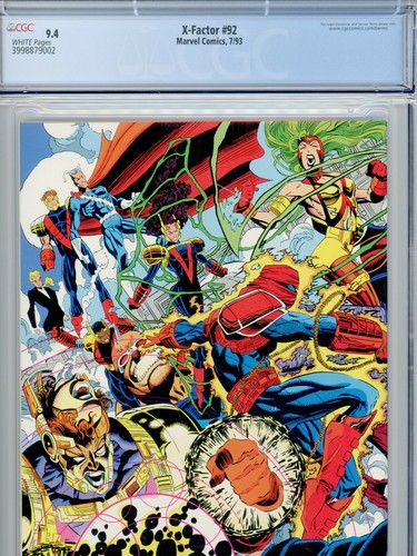 X-Factor 92 CGC 9.4 Near Mint 1st appearance of Exodus MINT HOLOGRAM Cover 1993 - Picture 4 of 5