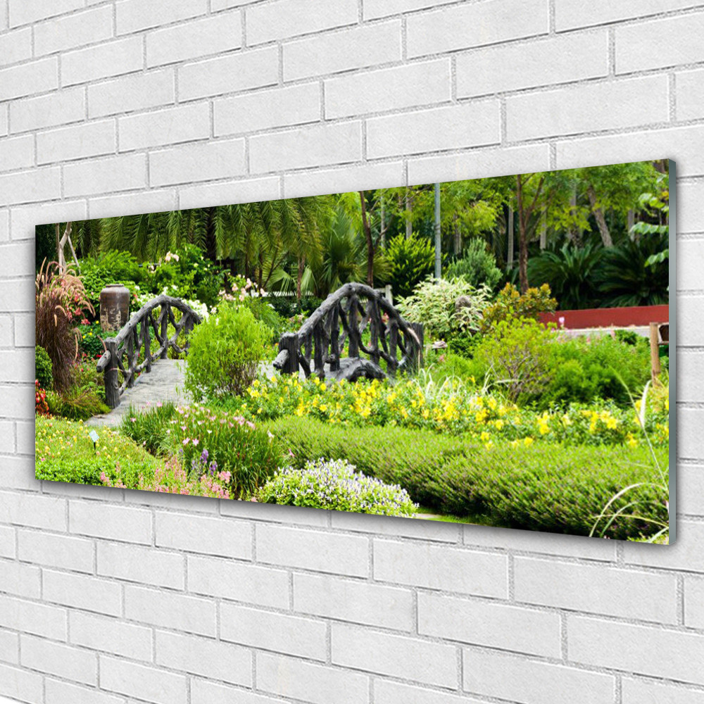 Image sur Plexiglas nature et pont resistant aux UV de 125x50 cm