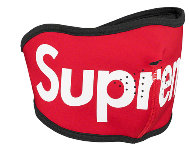 Supreme WINDSTOPPER Facemask Red Box Logo FW22 In Hand | eBay