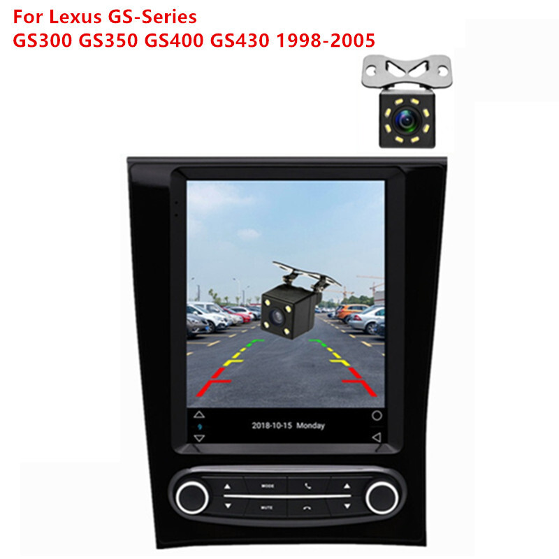 9.7""Android 14 GPS Nav Backup Camera For Lexus GS400 GS430 Car Radio Stereo WiFi