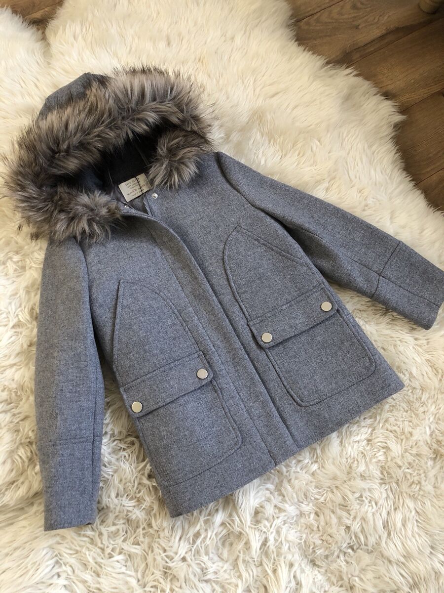 Girls wool store duffle coat