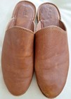 Womens Mikoleon Brown Sz EU 38 US 8 Artisan Handmade Guatemala Leather Slides — photo 1