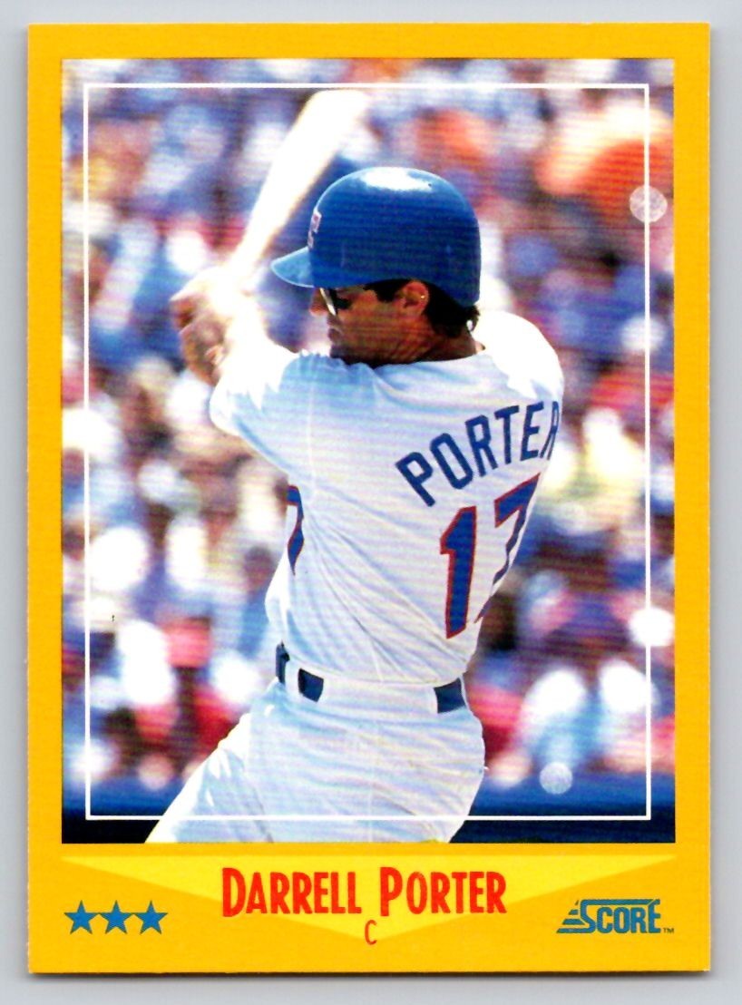 1988 Score - Darrell Porter #537 - *Near Mint+*