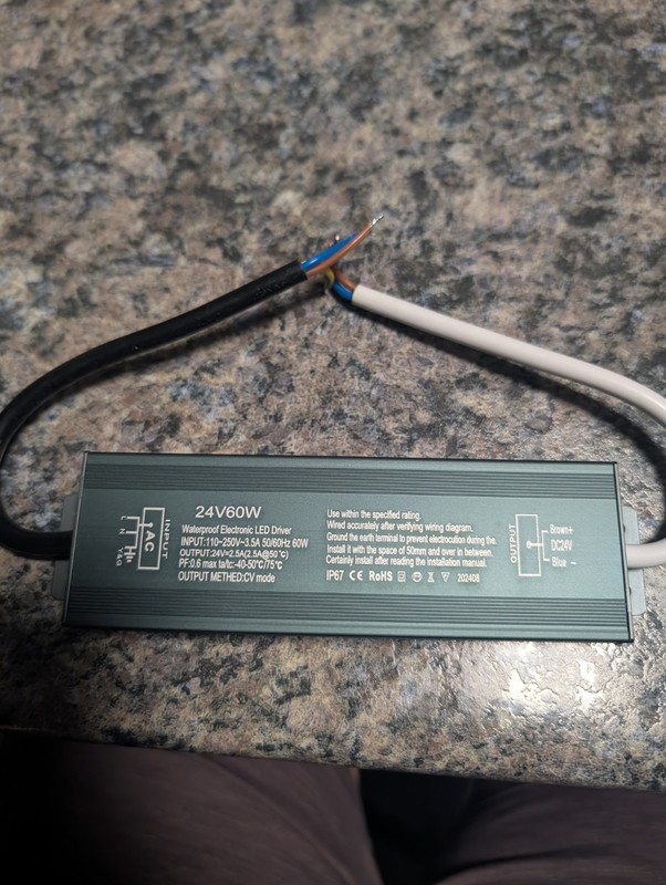 Led Driver 24v 60 W ..Waterproof
