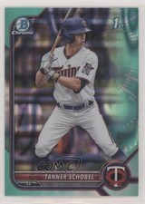 2022 Bowman Draft Chrome Aqua Lava Refractor 77/199 Tanner Schobel #BDC-28 0q4s