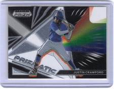 2022 Panini Justin Crawford (RC) ROOKIE PROSPECT CARD PRIZMATIC. rookie card picture
