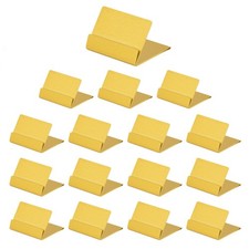 Gold Table Number Holders, 16 Pack Metal Place Card Picture Holders