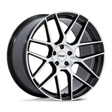 17 Tsw Tw002 Lasarthe Gloss Black Machined 17x8 5x112 35mm Flow Formed Wheel