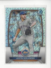 2023 Bowman Chrome Mega Box #64 Justin Verlander Mets