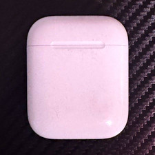 Apple AirPods Wireless Bluetooth In-Ear Earbuds w/ Charging Case, White Mic