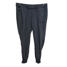 Athleta women  s gray joggers pants size 4 missing drawstring athleisure