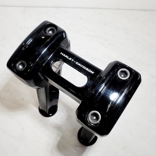 OEM Harley-Davidson 2024 CVO Road Glide Black FLTRSE Handlebar Risers Clamp Set - Foto 2 di 12