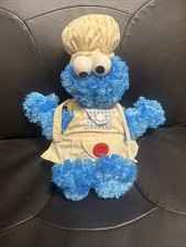 Gund Teach Me Cookie Monster Chef Sesame Street Activity Plush Stuffed Animal