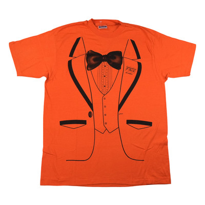 Vintage Computer Shirt Men XL Large Clockwork Orange 80s Promo Amdahl Tuxedo IBM