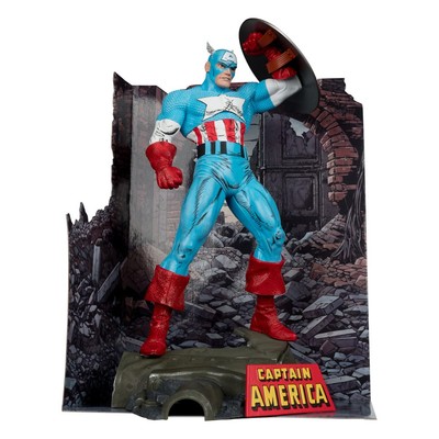 McFarlane Toys - Marvel 1/6 Captain America (The Amazing Spider-Man #323) 28 cm